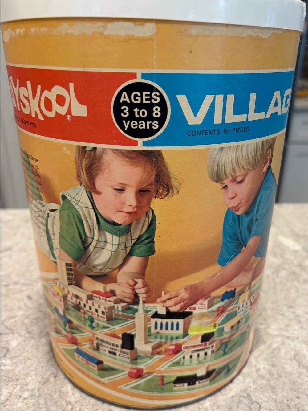 Village Fisher Price Playskool Village Playset - Vintage Kids Toy